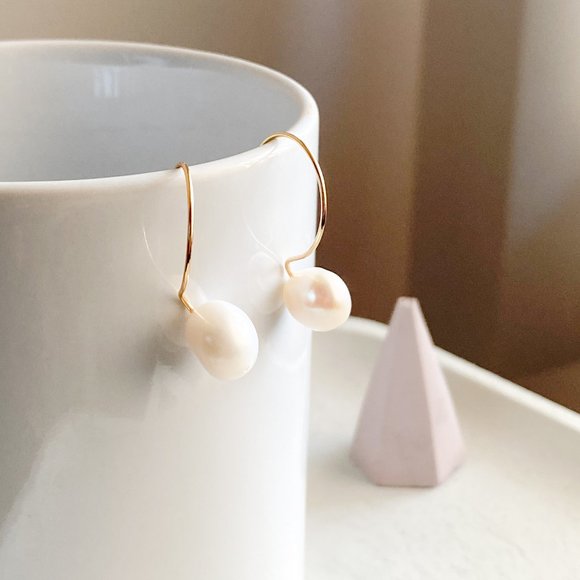 BAROQUE PEARL THREADERS - Picture 4 of 7